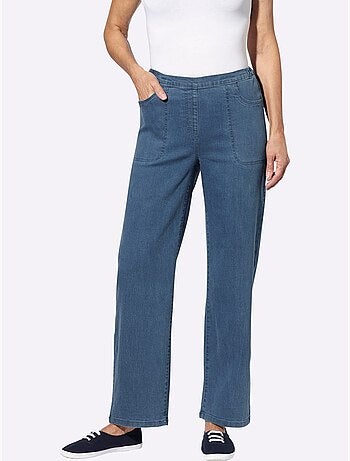 Jean ceinture élastique confortable - taille standard - moda vilona