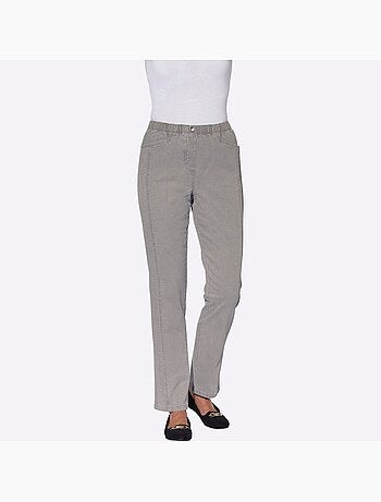 Jean facile à enfiler avec ceinture élastique et poches pratiques - Taille standard - Witt