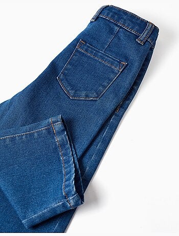 Jean à jambe large avec 4 poches