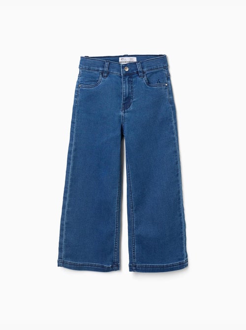 Jean à jambe large avec 4 poches - Kiabi Jean à jambe large avec 4 poches - Kiabi
