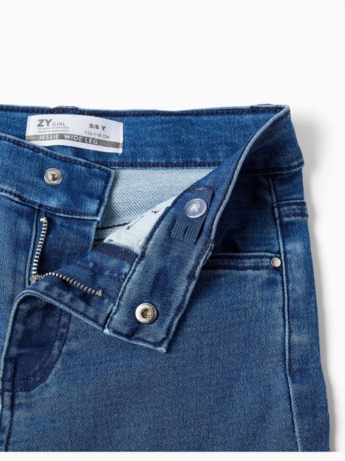 Jean à jambe large avec 4 poches - Kiabi Jean à jambe large avec 4 poches - Kiabi
