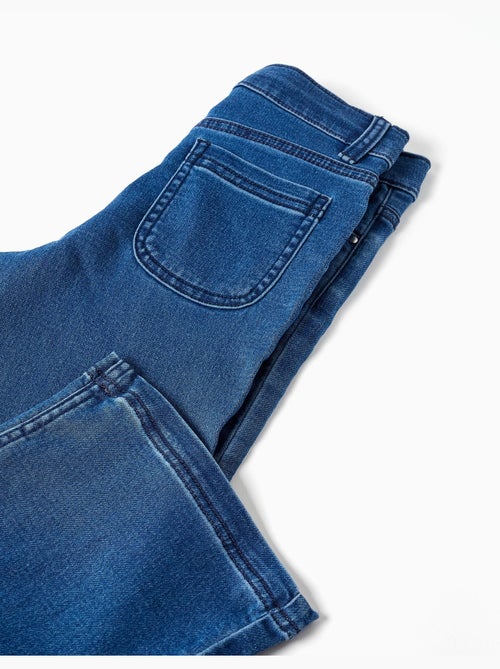 Jean à jambe large avec 4 poches - Kiabi Jean à jambe large avec 4 poches - Kiabi