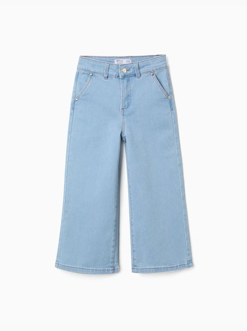 Jean à jambe large avec poches devant et derrière - Kiabi Jean à jambe large avec poches devant et derrière - Kiabi