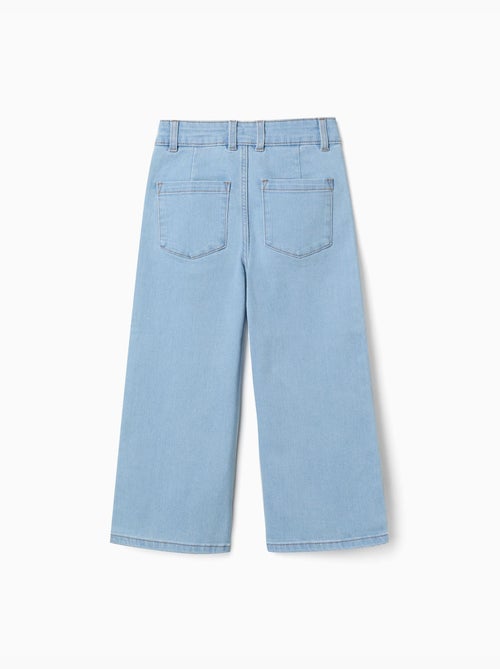Jean à jambe large avec poches devant et derrière - Kiabi Jean à jambe large avec poches devant et derrière - Kiabi