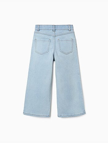Jean à jambe large en coton