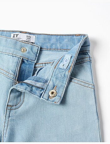 Jean à jambe large en coton