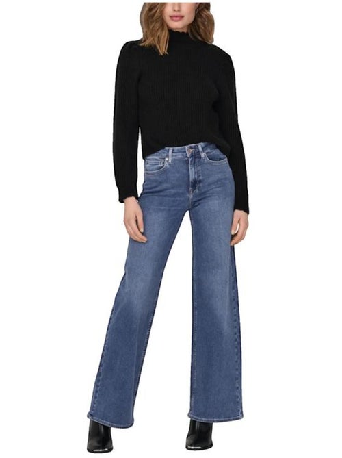 Jean à jambe large Madison Blush en denim Only - Kiabi