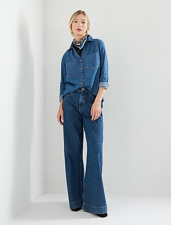 Jean à jambes larges, MO Fashion