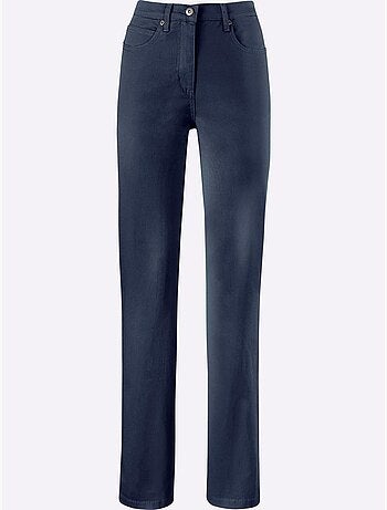 Jean à la coupe élancée avec broderie sur les poches arrière - Taille standard - Witt