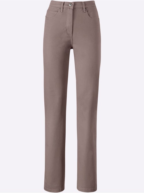 Jean à la coupe élancée avec broderie sur les poches arrière - Taille standard - Witt - Kiabi