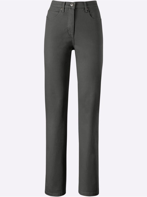 Jean à la coupe élancée avec broderie sur les poches arrière - Taille standard - Witt - Kiabi