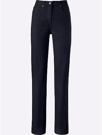Jean à la coupe élancée avec broderie sur les poches arrière - taille standard - witt