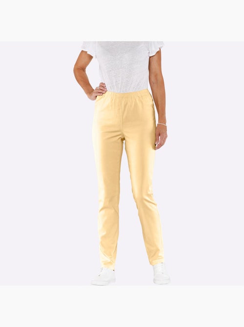 Jean à la coupe étroite avec ceinture élastique confortable - Taille standard - Moda Vilona - Kiabi