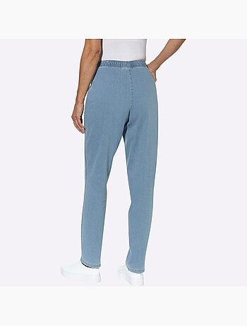 Jean à ceinture élastique avec confort et tombé ample - Taille standard - Moda Vilona