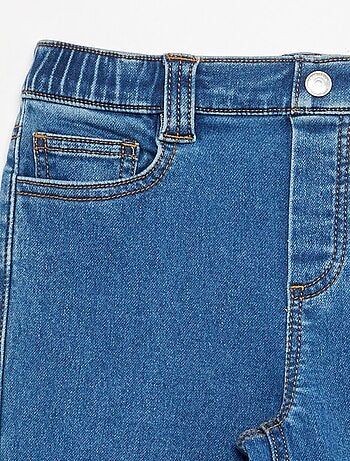 Jean avec ceinture ajustable - collection facile à enfiler