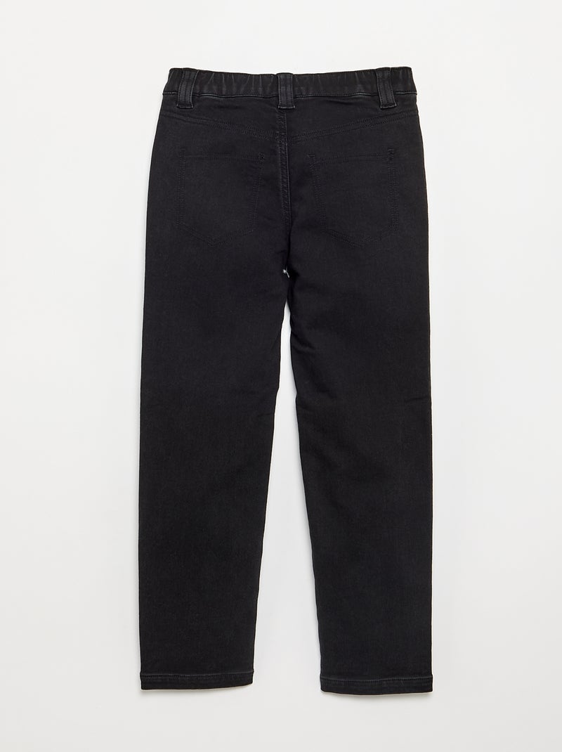 Jean avec ceinture ajustable - collection facile à enfiler Gris - Kiabi