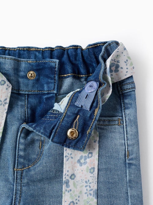 Jean avec Ceinture Florale - Kiabi
