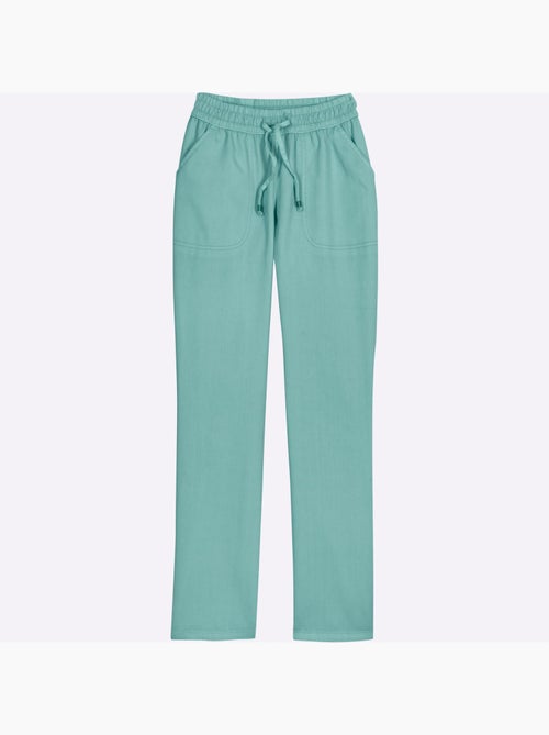 Jean avec ceinture smockée et poches en biais devant - Taille standard - Moda Vilona - Kiabi Jean avec ceinture smockée et poches en biais devant - Taille standard - Moda Vilona - Kiabi