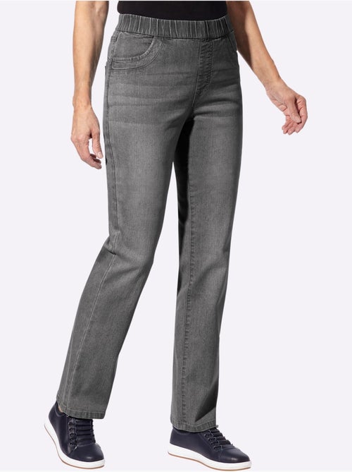 Jean avec coton - taille courte - witt - Kiabi Jean avec coton - taille courte - witt - Kiabi