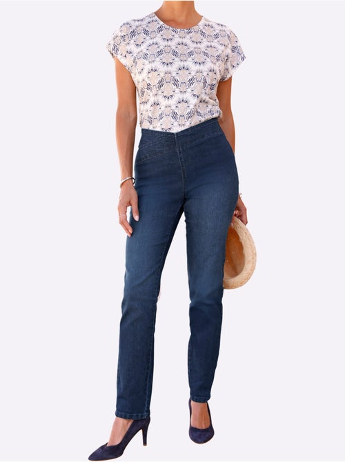 Jean Avec Coton - Taille Standard - Witt - Kiabi Jean Avec Coton - Taille Standard - Witt - Kiabi