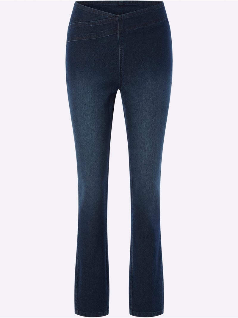 Jean Avec Coton - Taille Standard - Witt Bleu foncé - Kiabi