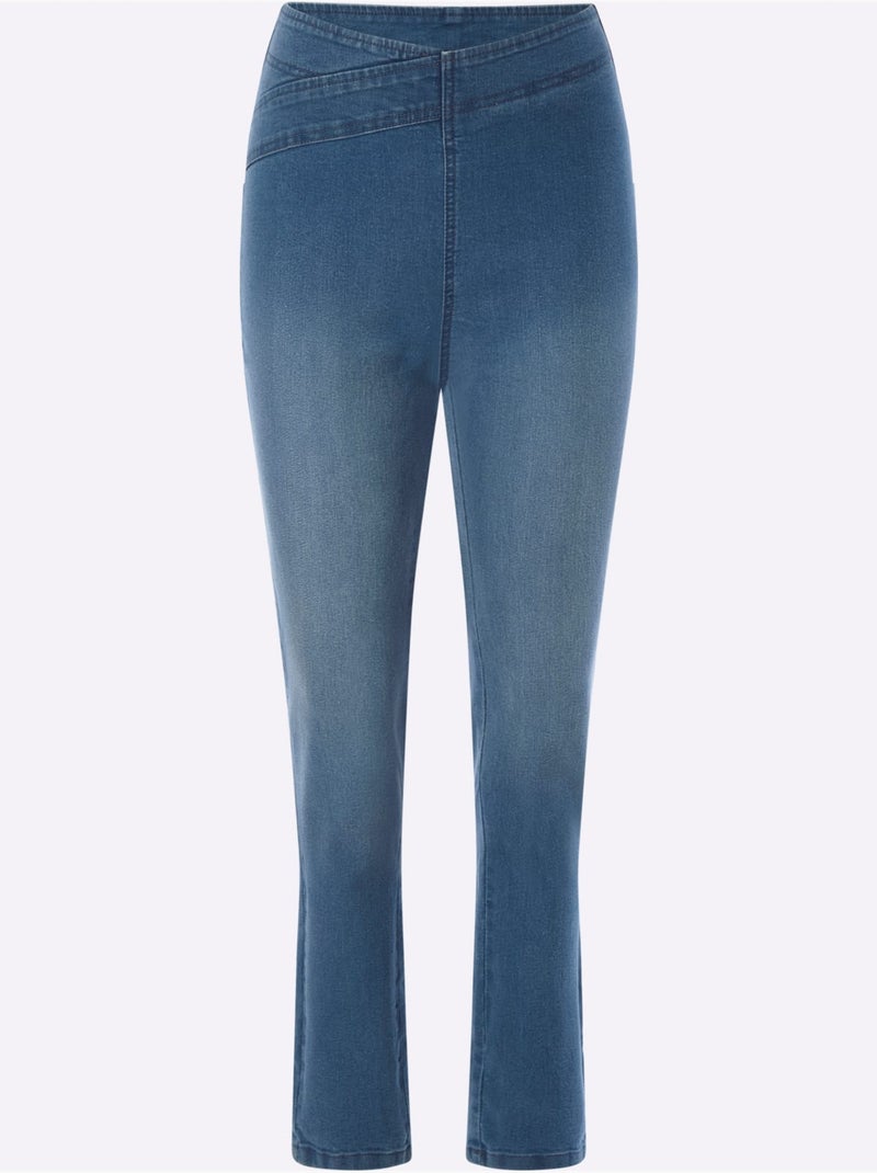 Jean Avec Coton - Taille Standard - Witt Bleu jean - Kiabi