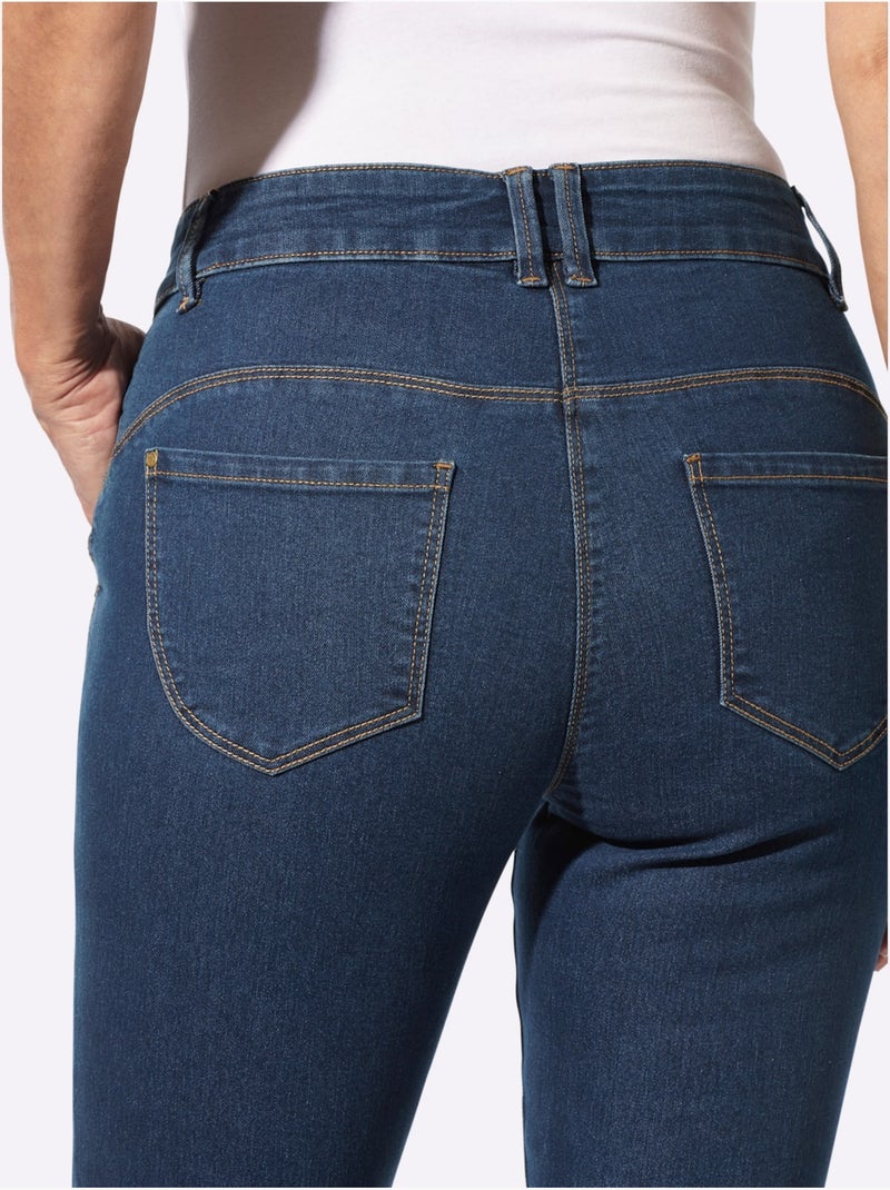 Jean avec coton - taille standard - witt Bleu jean - Kiabi