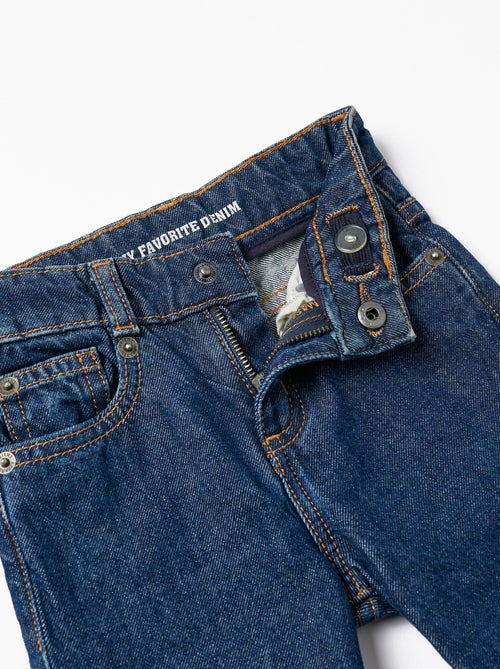 Jean avec Fermeture Éclair et à Bouton-pression - Kiabi