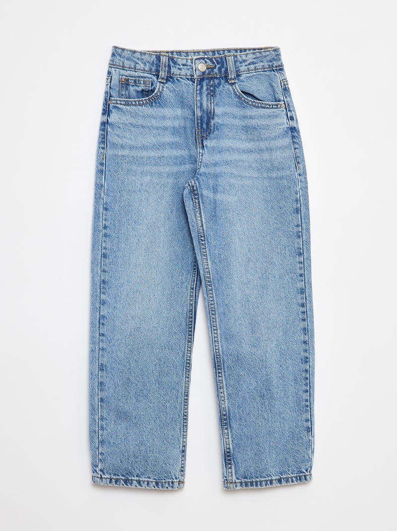 Jean baggy 5 poches Double stone - Kiabi