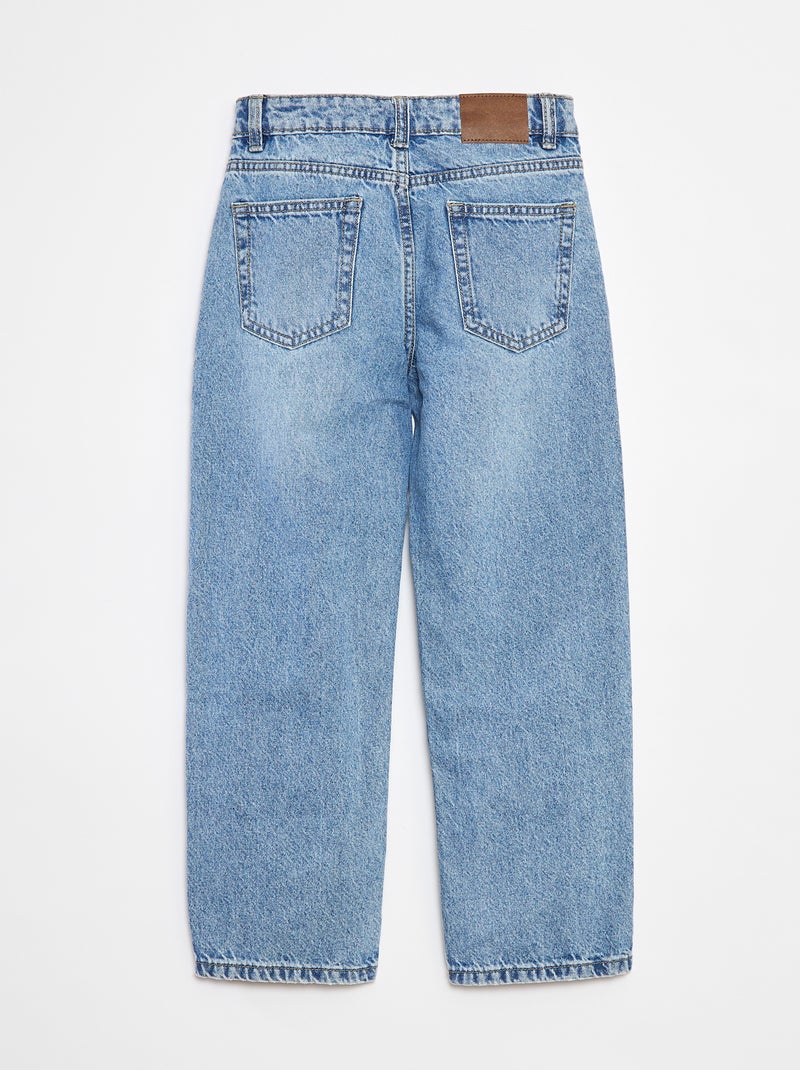 Jean baggy 5 poches Double stone - Kiabi