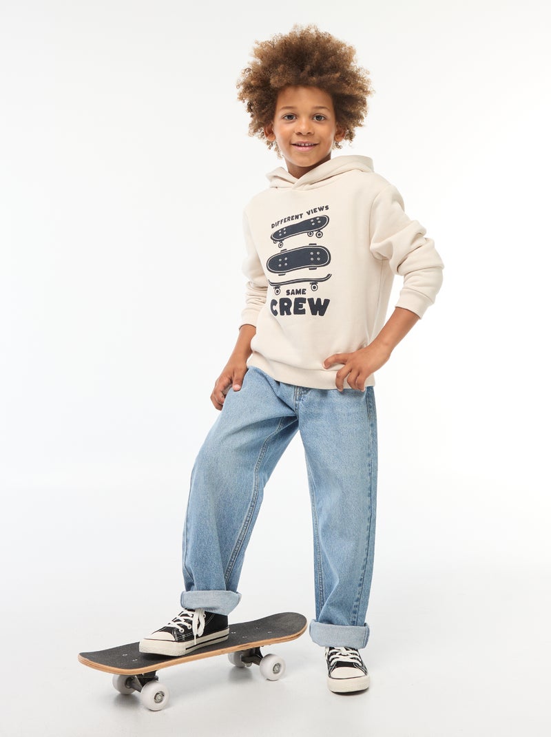 Jean baggy 5 poches Double stone - Kiabi