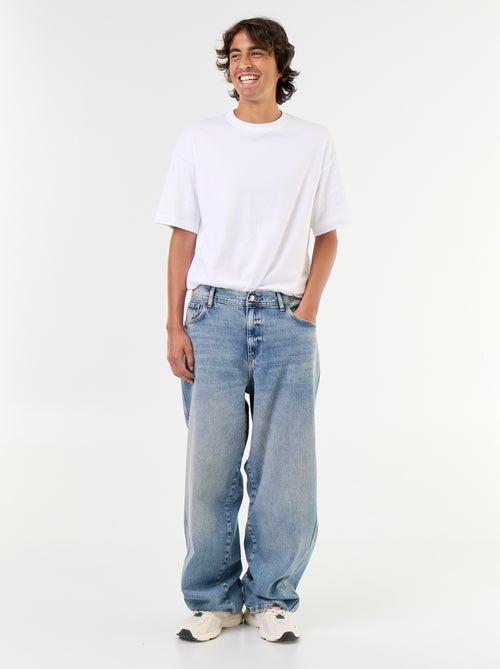 Jean baggy à 5 poches - Kiabi