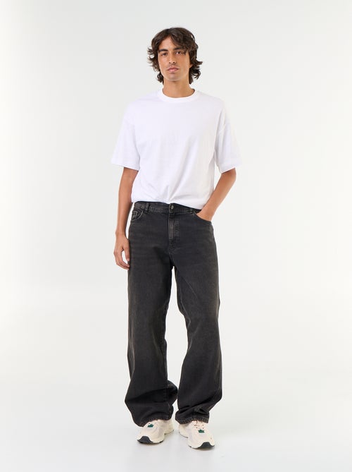 Jean baggy à 5 poches - Kiabi
