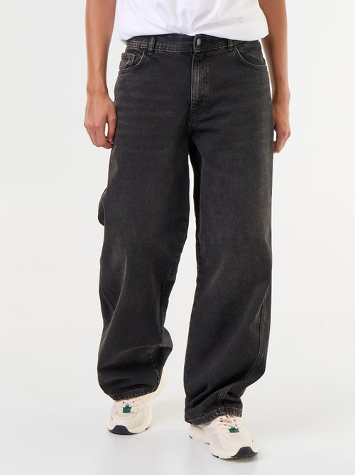 Jean baggy à 5 poches - Kiabi