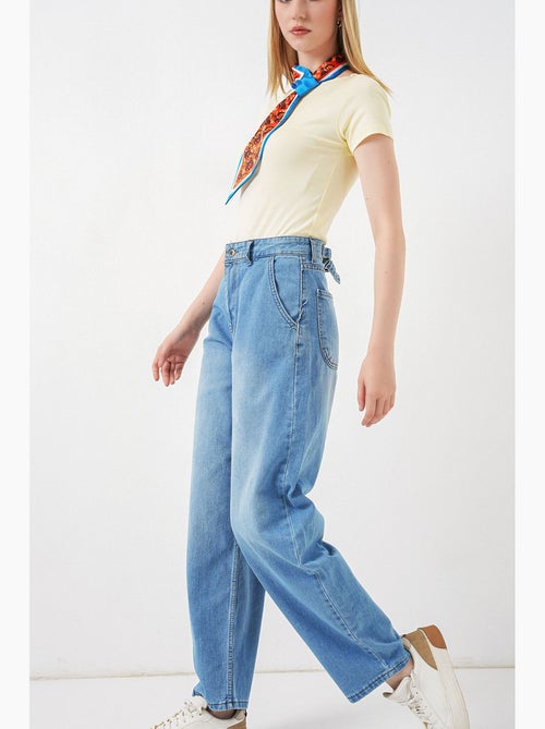 Jean baggy taille haute bdart - Kiabi