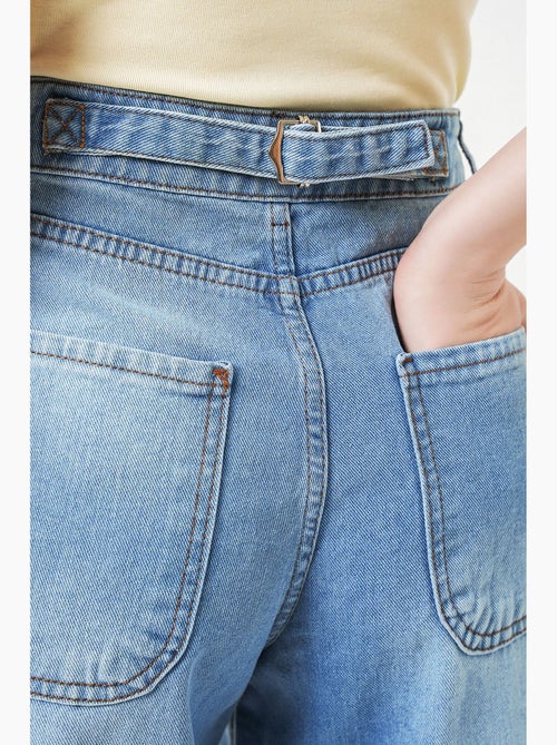 Jean baggy taille haute bdart - Kiabi