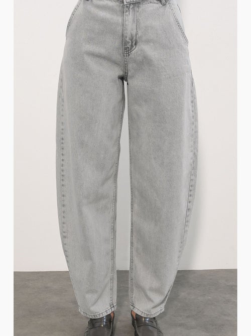 Jean baggy taille haute bdart - Kiabi