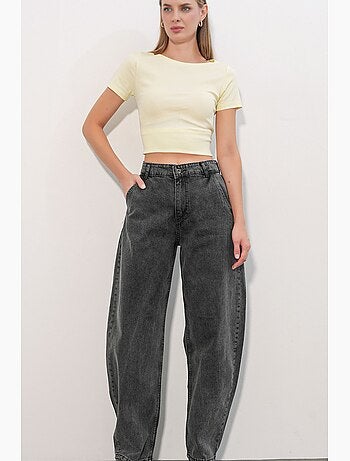 Jean baggy taille haute bdart