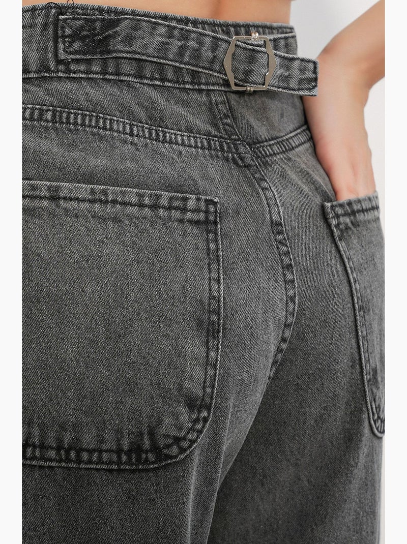Jean baggy taille haute bdart Gris foncé - Kiabi
