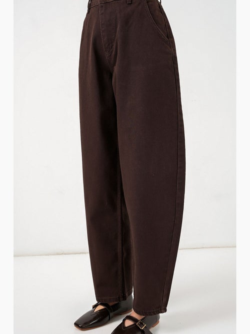 Jean baggy taille haute bdart - Kiabi