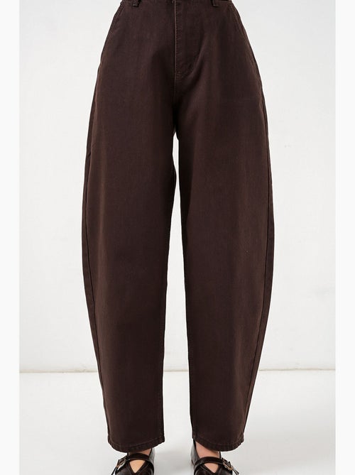 Jean baggy taille haute bdart - Kiabi