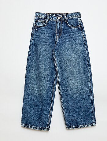 Jean baggy uni 5 poches