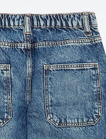 Jean baggy uni 5 poches