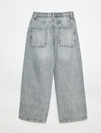 Jean baggy uni 5 poches