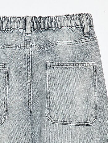 Jean baggy uni 5 poches