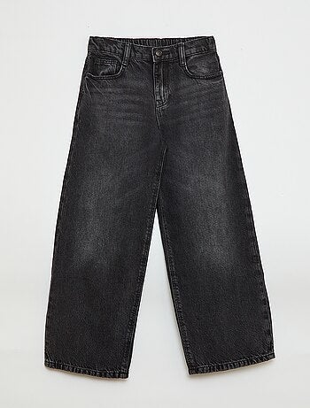 Jean baggy uni 5 poches