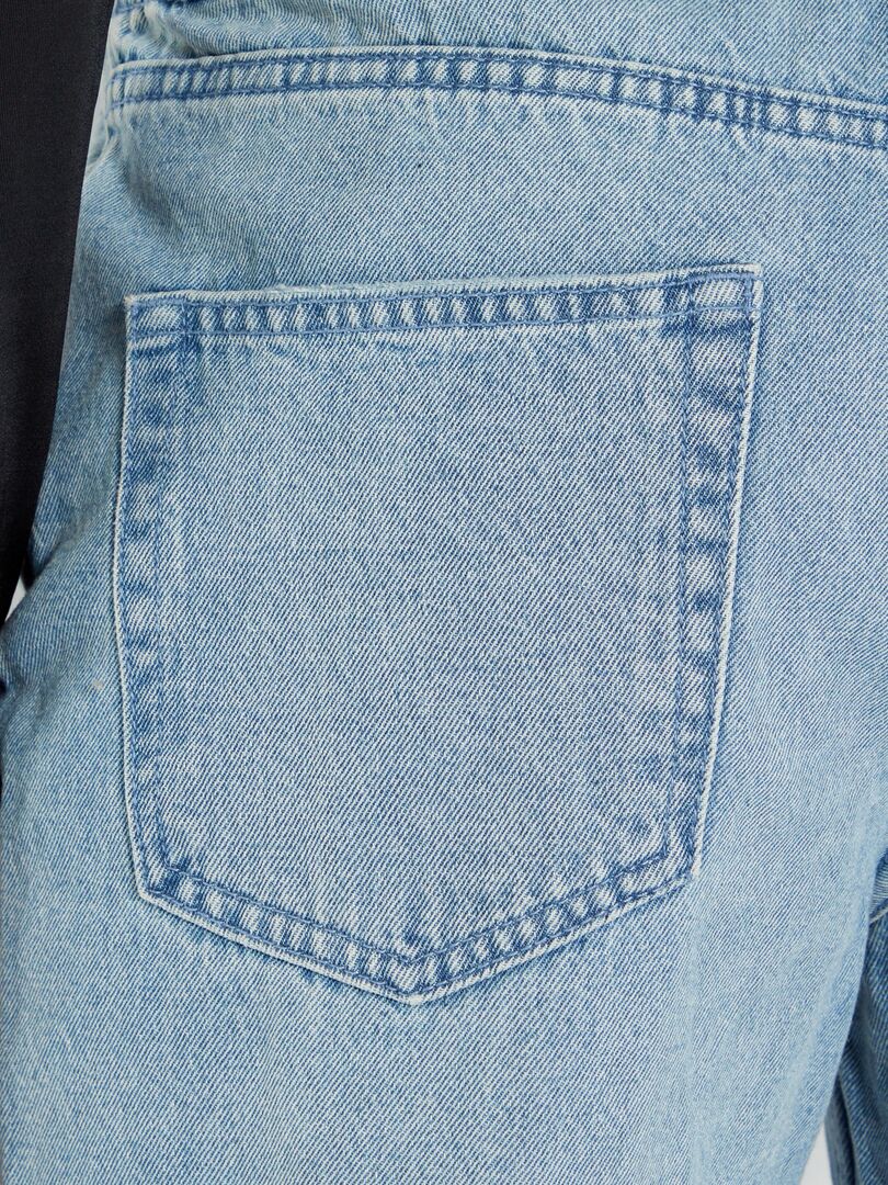 Jean barrel denim clair Bleu stone - Kiabi