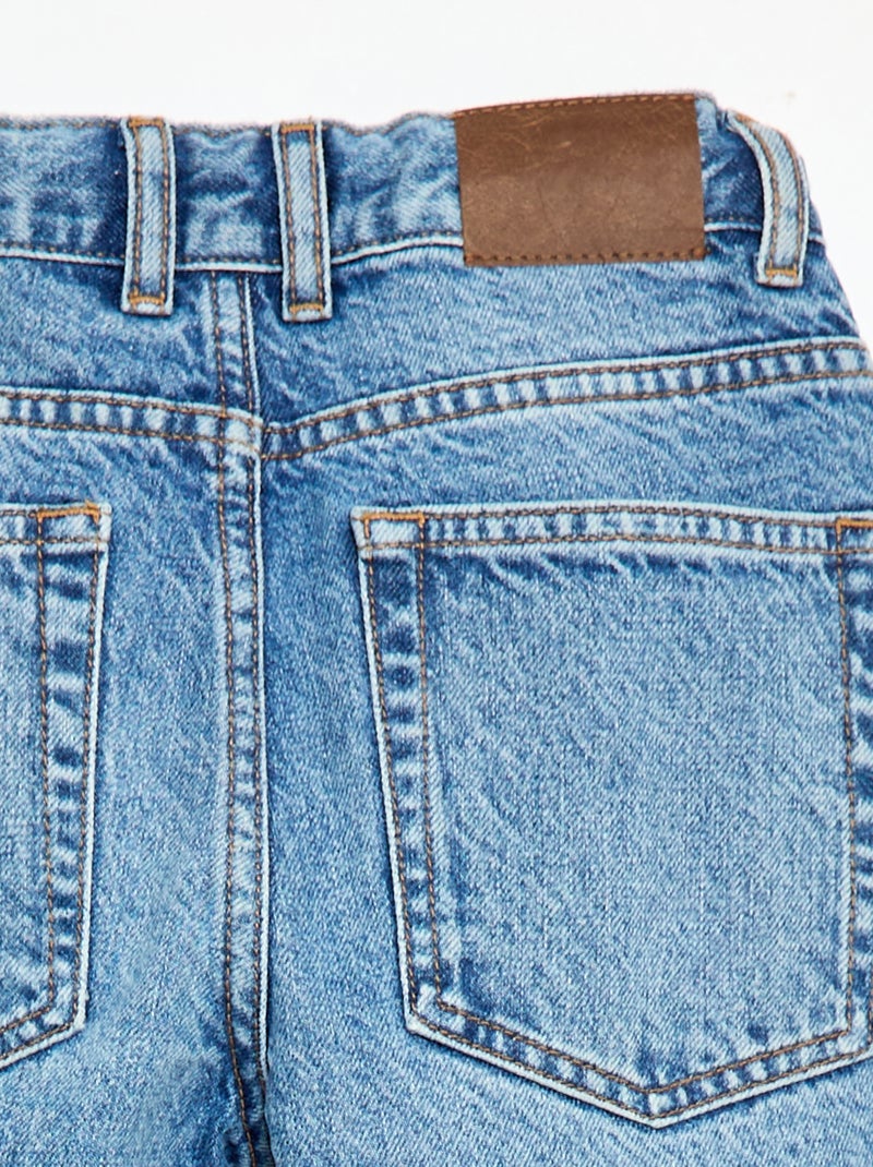 Jean barrel fit Bleu - Kiabi