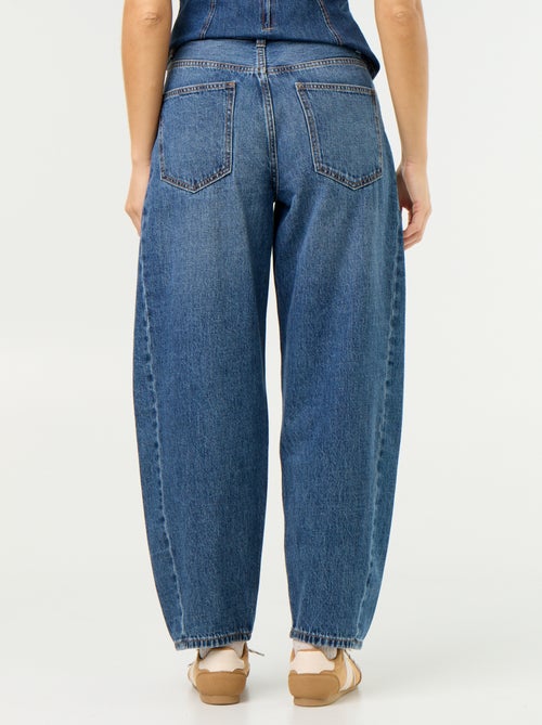 Jean barrel taille haute - Kiabi Jean barrel taille haute - Kiabi
