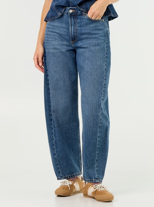 Jean barrel taille haute - Kiabi Jean barrel taille haute - Kiabi